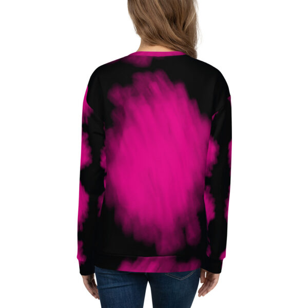 Unisex Sweatshirt-water-color-pink-splash-shirtyshirto - Image 2