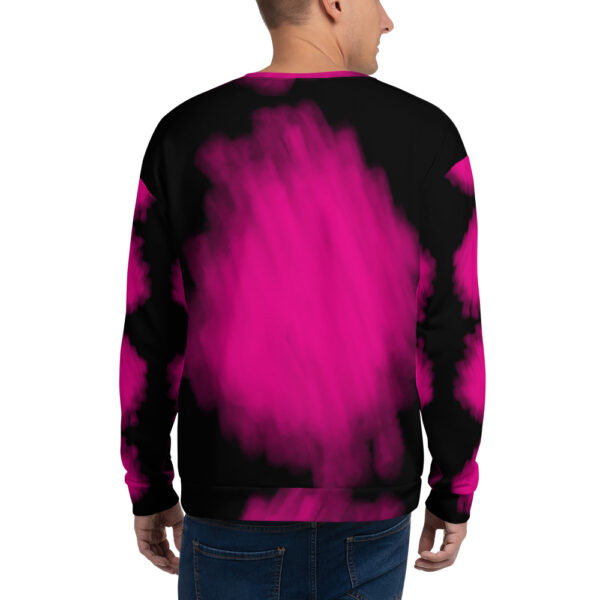 Unisex Sweatshirt-water-color-pink-splash-shirtyshirto - Image 6