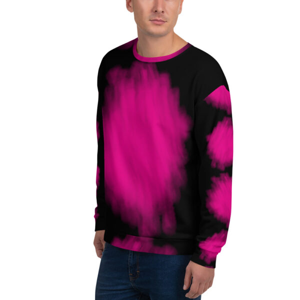 Unisex Sweatshirt-water-color-pink-splash-shirtyshirto - Image 8