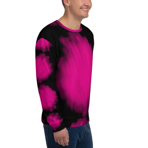 Unisex Sweatshirt-water-color-pink-splash-shirtyshirto - Image 7